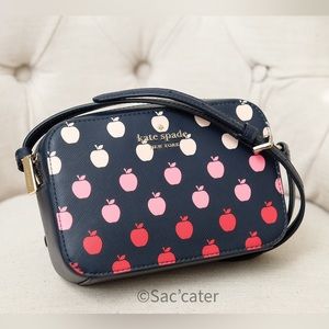 New | Kate spade mini camera crossbody bag orchard print